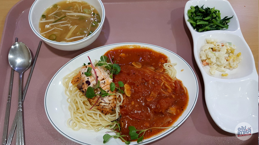 อาหารโรงอาหารเกาหลี
